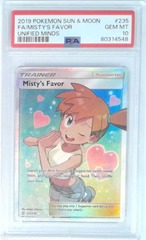 V1937: 2019: FA/Misty's Favor: 235/236: Unified Minds: PSA: 10: GEM MT: 80314548